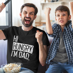 Hi Hungrig I är Pappa T Shirt