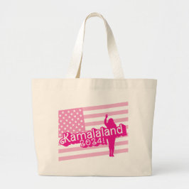 "Hi Kamala" - Jumbo Tote (ingen tagline) Jumbo Tygkasse