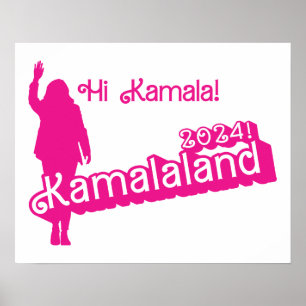 "Hi Kamala" - Poster Vågrät (tagline B)
