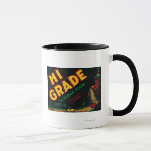 Hi Klass Pear Låda-etikett Mugg