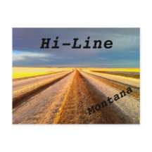 Hi-Line Montana vykort