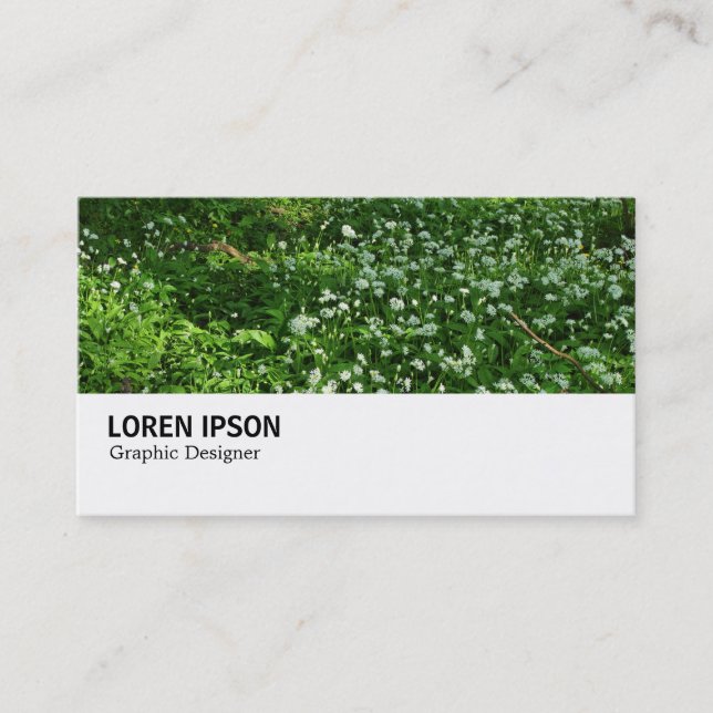 Hi-Phi - 0346 - Woodland Flowers Visitkort (Framsida)