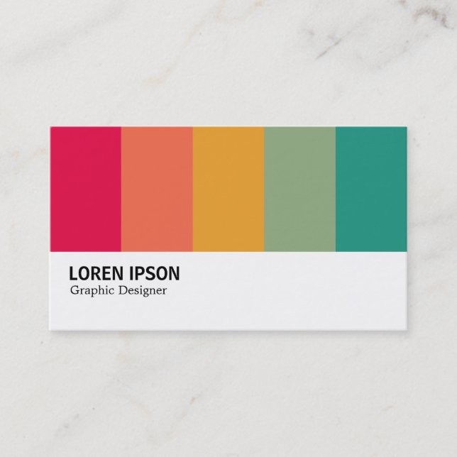 Hi-Phi Colorbars 02 Visitkort (Framsida)