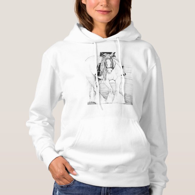 Hi-Point ~ Gypsy Vanner Hoodie Tee Shirt (Framsida)