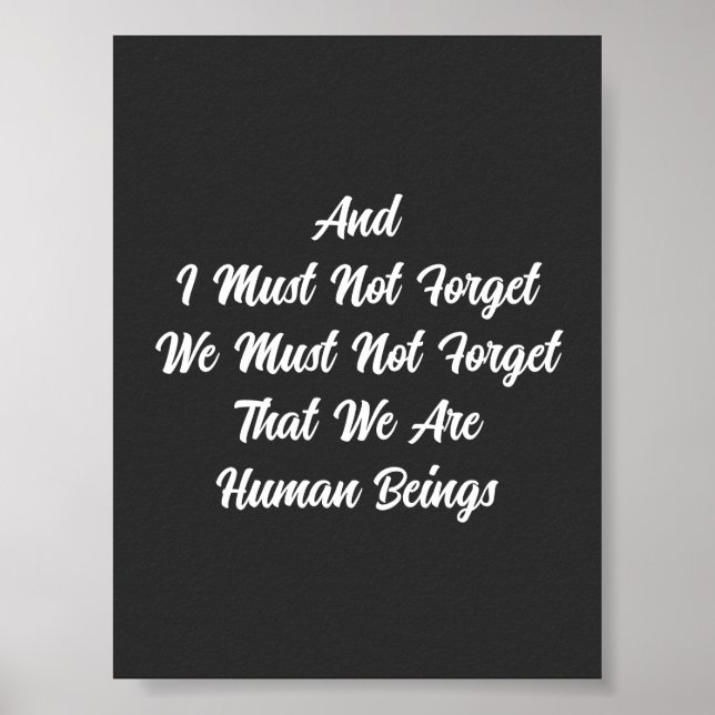 Hi Ren Human Beings Poster (Framsidan)