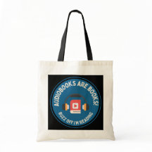 Hi Res Audiobook Älskare Tote Bag Mörk