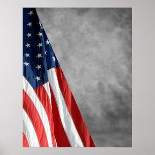 Hi Res COMPACT PHOTO BACKDROP - US Flagga Poster