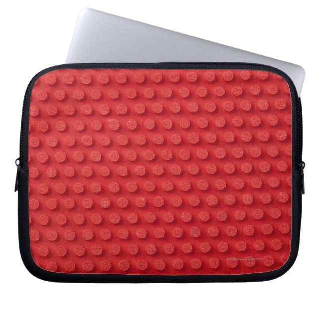 Hi-Res-makrobild av en stuvad pong Laptop Sleeve (Framsidan)