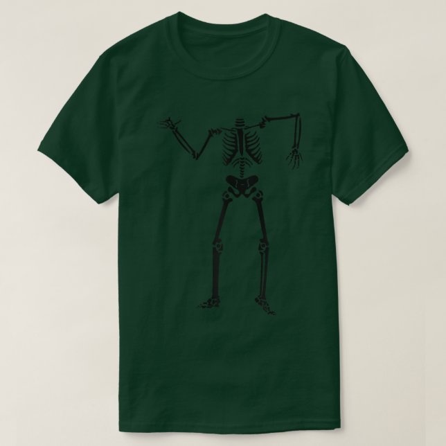 Hi Skeleton Halloween Graphic Tee  (Design framsida)