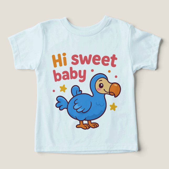 Hi Sweet Baby T Shirt (Design Framsida)
