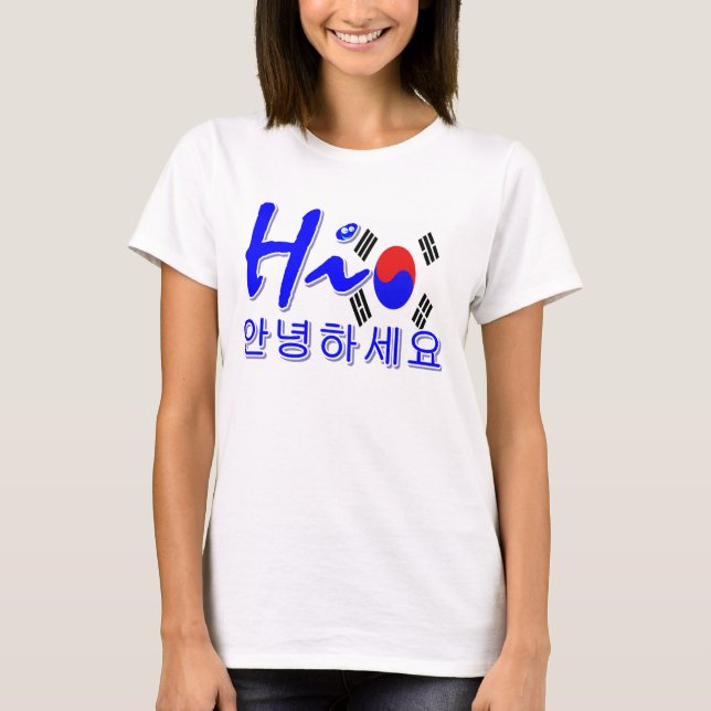 Hi Sydkorea T-shirt (Framsida)