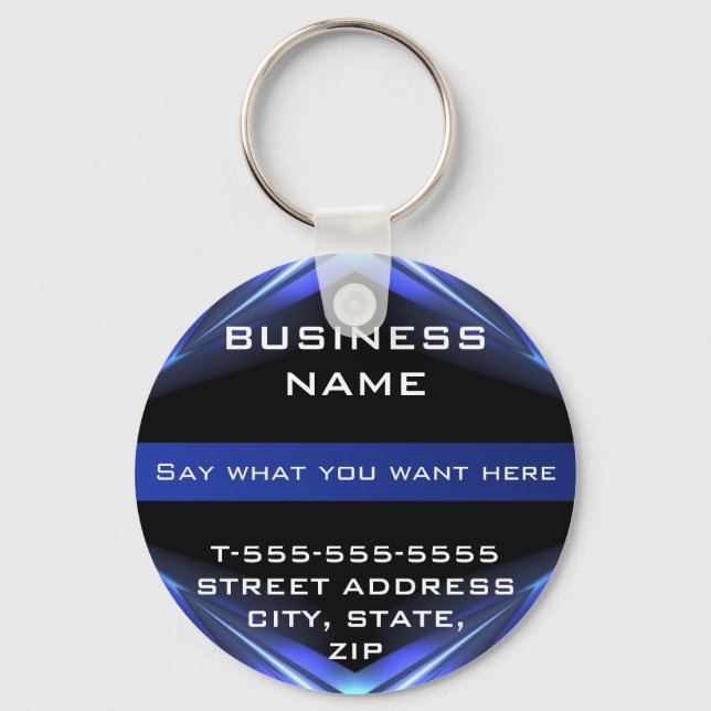 Hi Tec Futuristiska Business Keychains Nyckelring (Framsida)