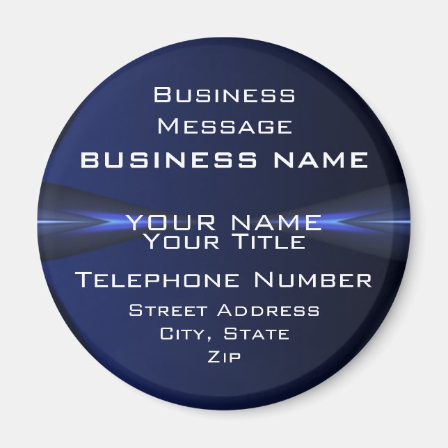 Hi Tec Futuristiska Business Magnets Magnet (Framsidan)