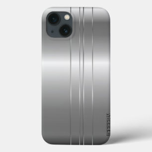 Hi tech Metallisk Silver Rand 2-design