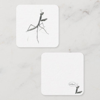 Hi there! Praying Mantis Anteckningskort