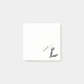 Hi there Praying Mantis Post-it Block