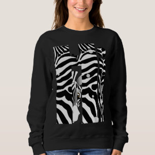 "Hi" Zebra Black/White Rand Abstrakt Trendig T Shirt