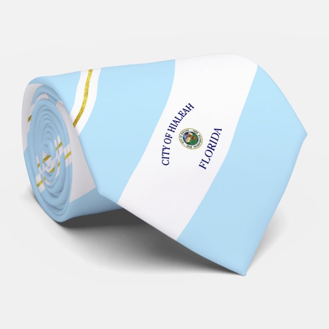 Hialeah (Florida), flagga Neck Tie Slips (Rullad)