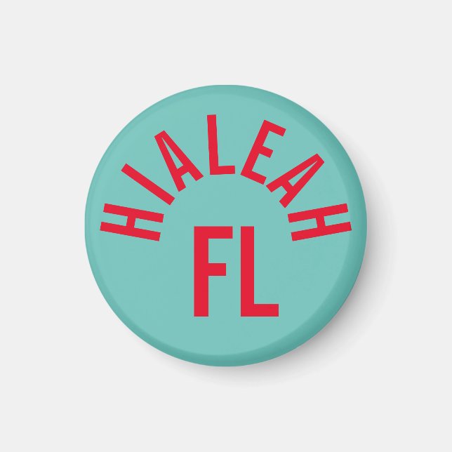 Hialeah, Florida Magnet (Framsidan)