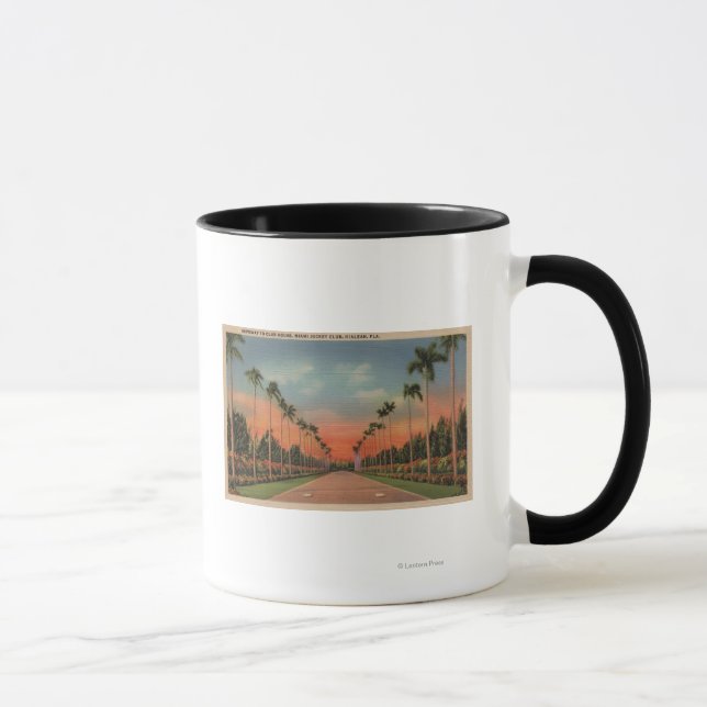 Hialeah, Florida - Miami Jockey Klubb Driveway Mugg (Höger)
