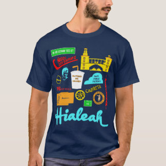 Hialeah liv (i färg) tee shirt