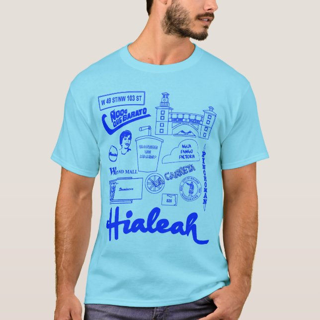 Hialeah liv t-shirt (Framsida)