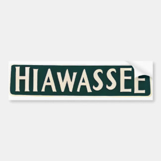 Hiawassee Bumper Sticker Bildekal