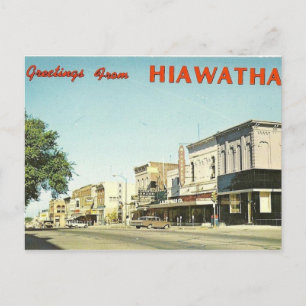 Hiawatha Kansas Vykort
