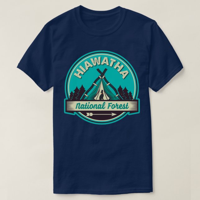Hiawatha National ForesFFF T Shirt (Design framsida)