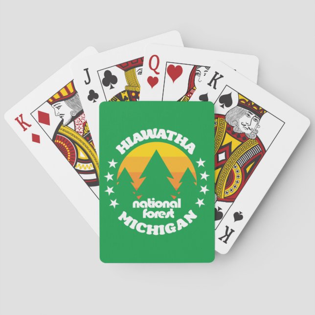 Hiawatha National Forest Casinokort (Baksidan)