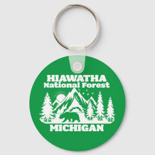 Hiawatha National Forest Michigan Nyckelring