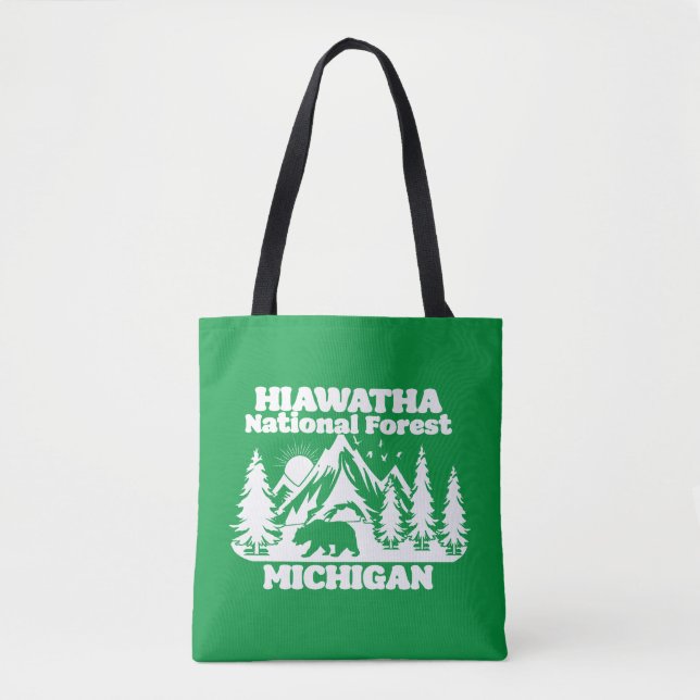 Hiawatha National Forest Michigan Tygkasse (Framsida)