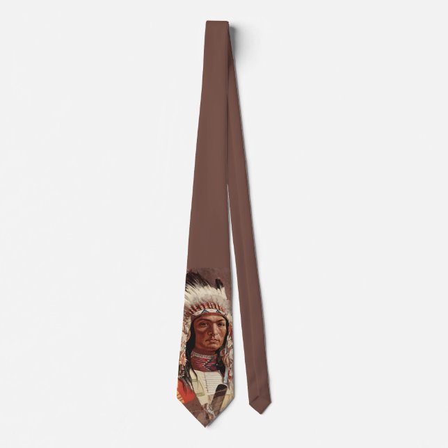 Hiawatha Native Indian Chief Porträtt Slips (Framsida)