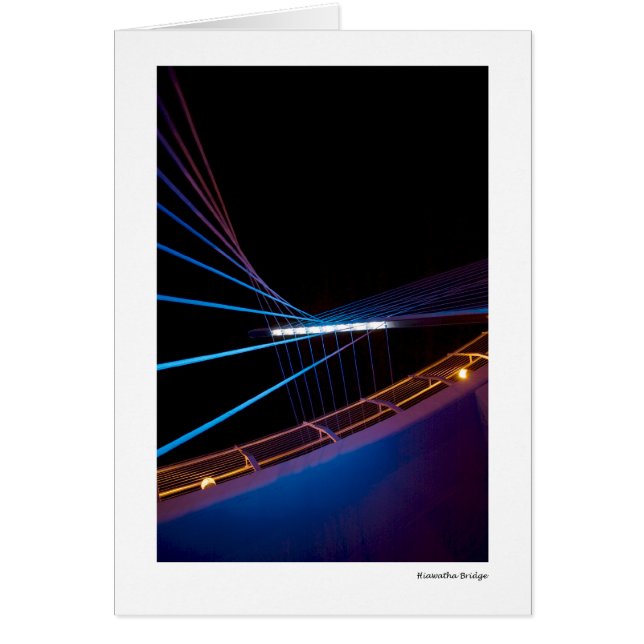 Hiawatha överbryggar hälsningskort (Framsidan)