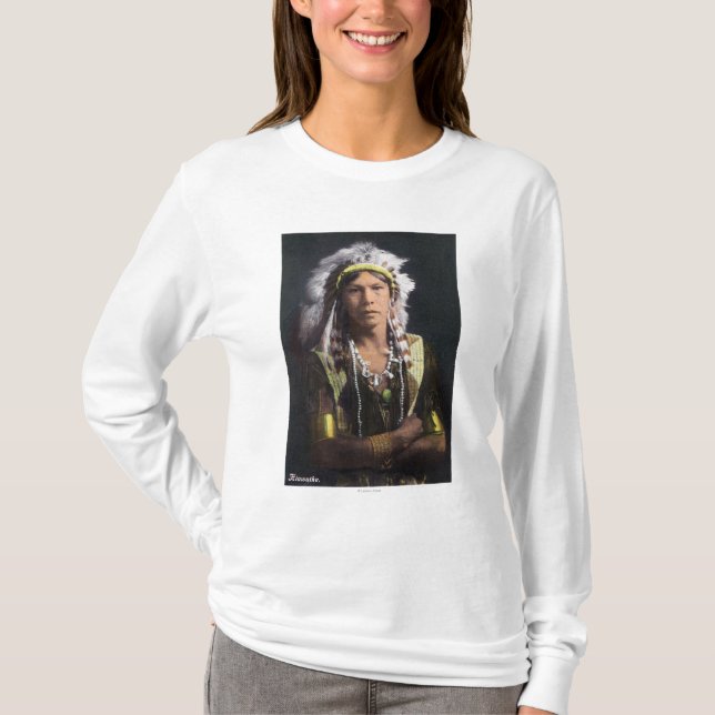 Hiawatha porträtt tee (Framsida)