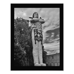 Hiawatha Statue Fototryck