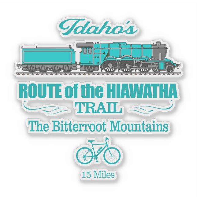 Hiawathas rutt (RT2) Klistermärken (Framsida)