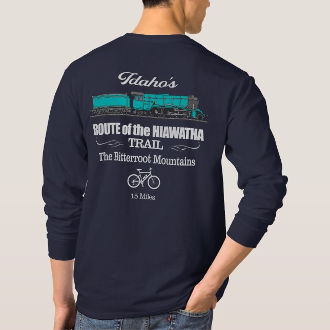 Hiawathas rutt (RT2) T Shirt (Baksida)