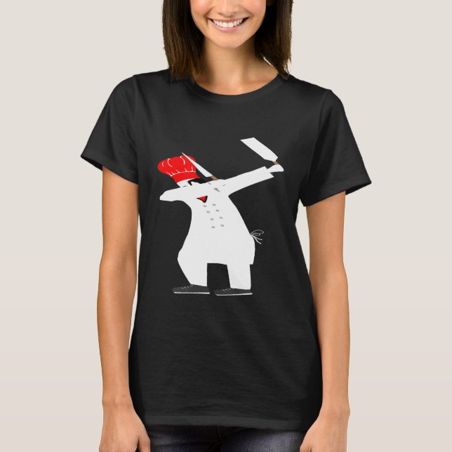Hibachi Dab Hibachi Chef Asian Japanskt Cuisine T Shirt (Framsida)