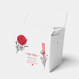 Hibachi Japansk BBQ Grill Chef Birthday Dinner Presentaskar