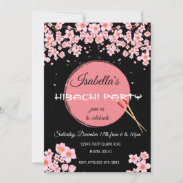 Hibachi Japansk middag Födelsedagsfest inbjudan