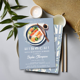 Hibachi Japansk Theme Soiree-Chic, Födelsedagsfest Inbjudningar