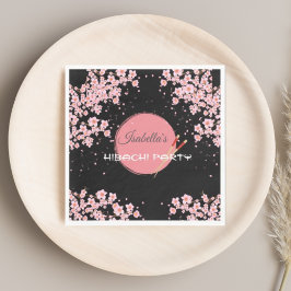 Hibachi Japanska Födelsedagsfesten Middag Pappersservett