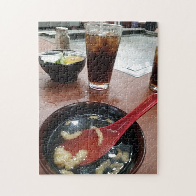 Hibachi Lintel Soppa Food Drink Salad Pussel (Vertikal)