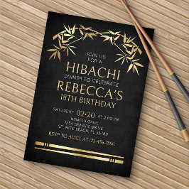 Hibachi Middagsinbjudan Inbjudningar