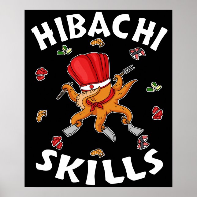 Hibachi presenterar Hibachi Connoisseur Hibachi Ch Poster (Framsidan)