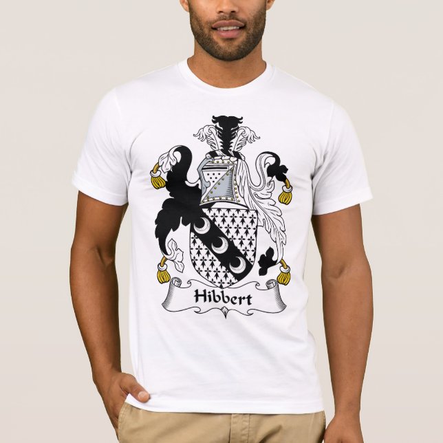 Hibbert familjvapensköld tee (Framsida)