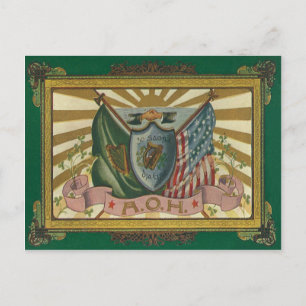 Hibernianernas gamla order vykort