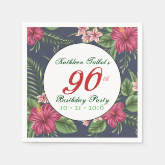 Hibiscus 90:e Födelsedagsfest Pappersservett