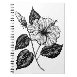 Hibiscus blomma II Anteckningsbok